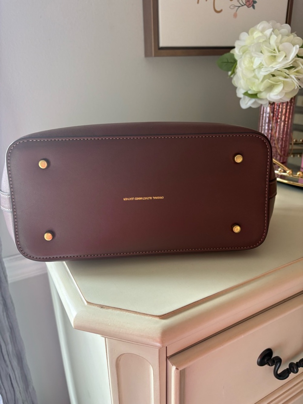 Dark Brown Coach Empire Carryall 26 - Picture 3 of 12